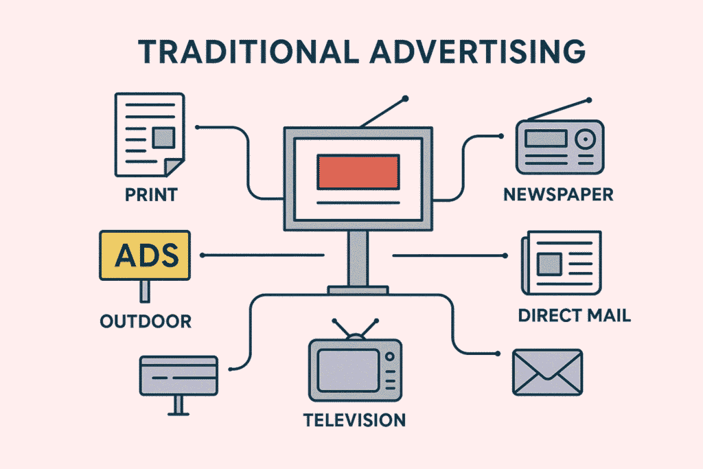 Traditional advertising in Dubai