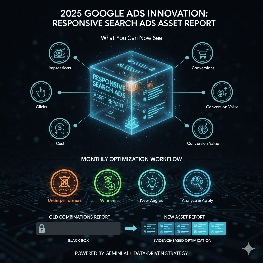 Responsive Search Ads Asset Report Finally, Granular Testing